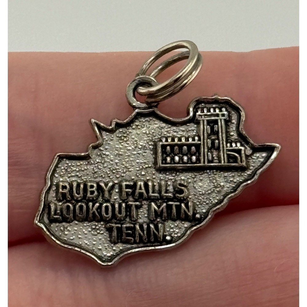 Vintage Sterling Silver Ruby Falls‎ Lookout Mountain TN Tennessee Charm